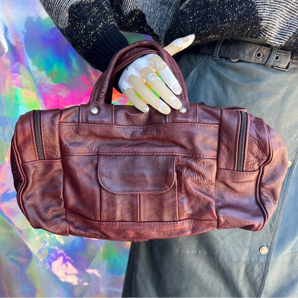 Vintage Mini Brown Leather Doctors Bag - Picture 5 of 15